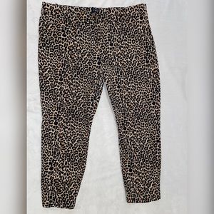Jcrew Size 14 leopard print  pants